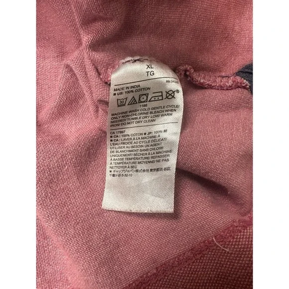 Banana Republic Polo Shirt Mens Size XL Solid Preppy Golf Cotton Casual FLAW - Picture 4 of 7